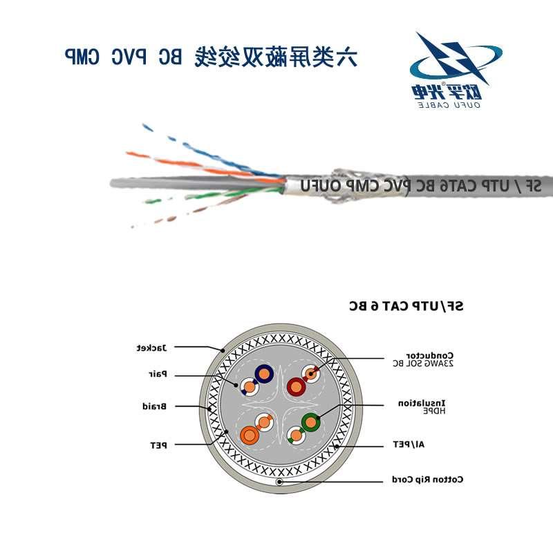 衡阳市SF/UTP CAT6双绞线安装电缆
