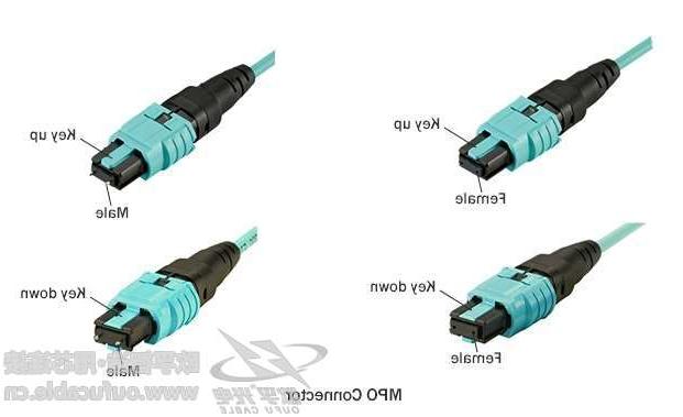曲靖市欧孚光纤光缆厂 MPO光纤跳线的极性分类和芯数设计